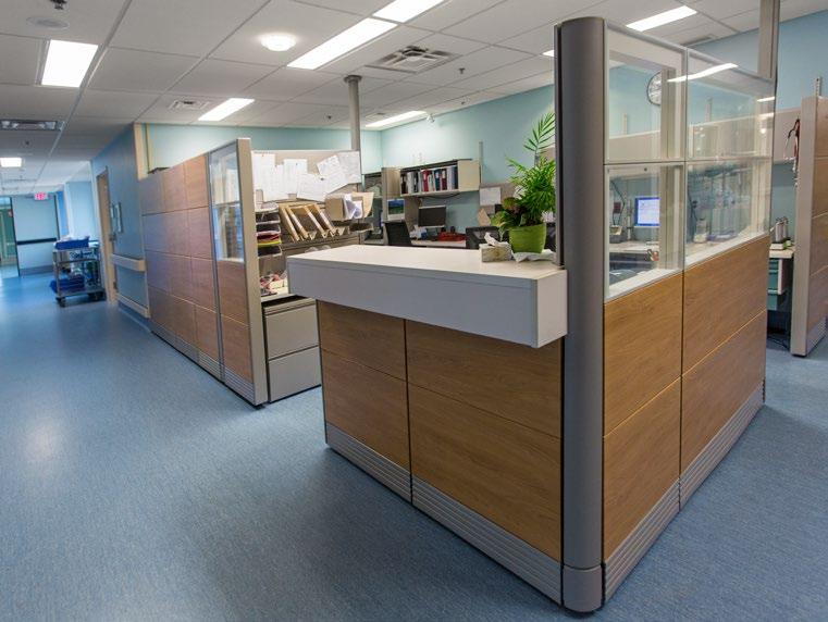The renovation was the largest public sector redevelopment project in Sarnia-Lambton s history and one of Herman Miller s most comprehensive solutions of reconfigurable casework and walls in North