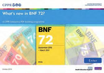 Work through this interactive programme to see how new recommendations and information in the BNF will affect your clinical practice.