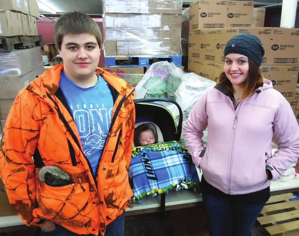 2014 Fall Newsletter & Annual Report Full Plate PRESS THE NEWSLETTER OF New mom finds help at the Food Bank At Feeding America West Michigan s branch in Ishpeming, just southwest of Marquette, the