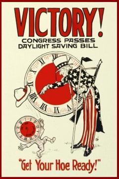 Wartime Agencies Daylight savings time was introduced to
