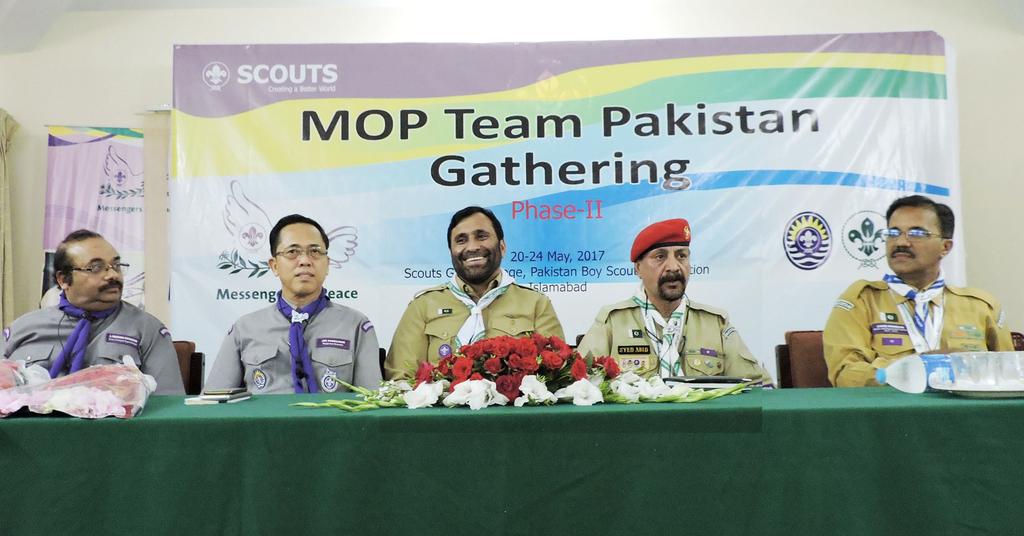 2ND MOP TEAM PAKISTAN GATHERING - 20-24, MAY, 2017 2nd MOP Team Pakistan Gathering held at National Headquarters, Pakistan Boy Scouts Association, Islamabad from 20-24th May, 2017. Ms.