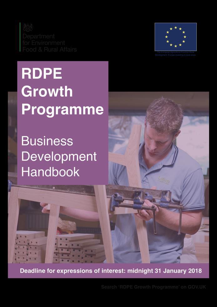Growth Programme - Business Development Coast to Capital Specific Criteria Priority will be given to projects that: create new and expand existing micro and small businesses in rural areas in the