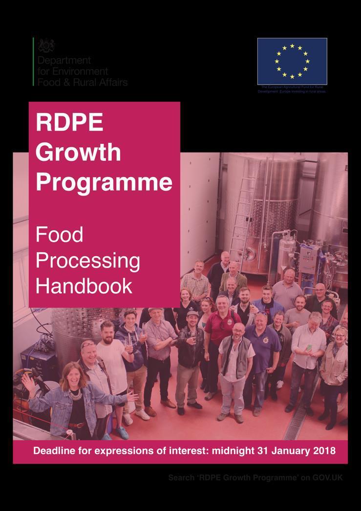 Growth Programme - Food Processing Coast to Capital Specific Criteria Any size business can apply, but priority given to micro, small and medium-sized businesses.