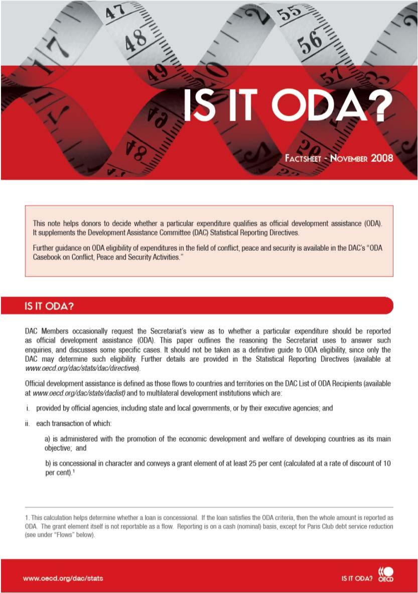 What is ODA (1)?