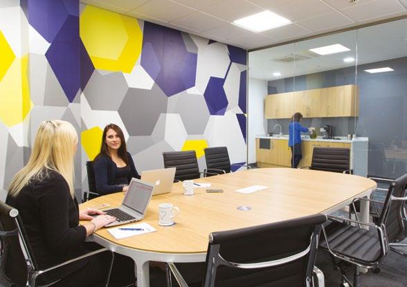 MEETING & EVENT SPACES Our flexible rooms can accommodate up to 40 people: Boardroom - 10-12 person A