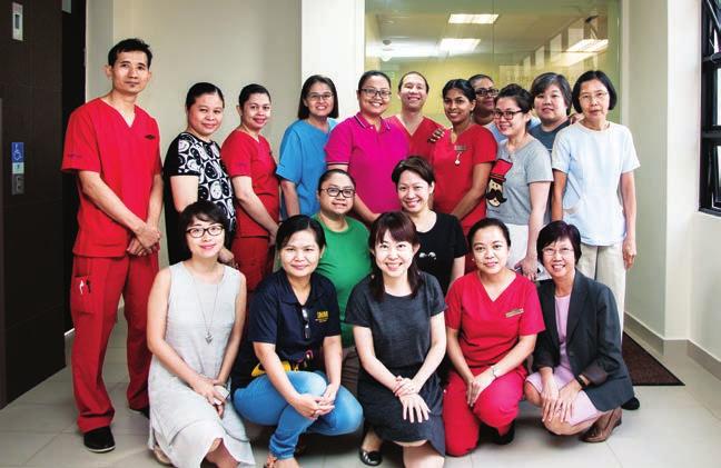 Wound courses The nursing wound care team, led by Director of Nursing Susie Goh, has regularly conducted wound care courses for nurses from restructured hospitals and healthcare institutions in the