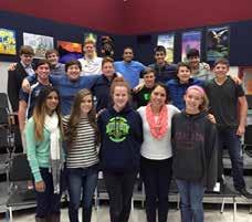 Choir students earn a trip to sing in the National Honor Choir as part of Musical Arts Day at