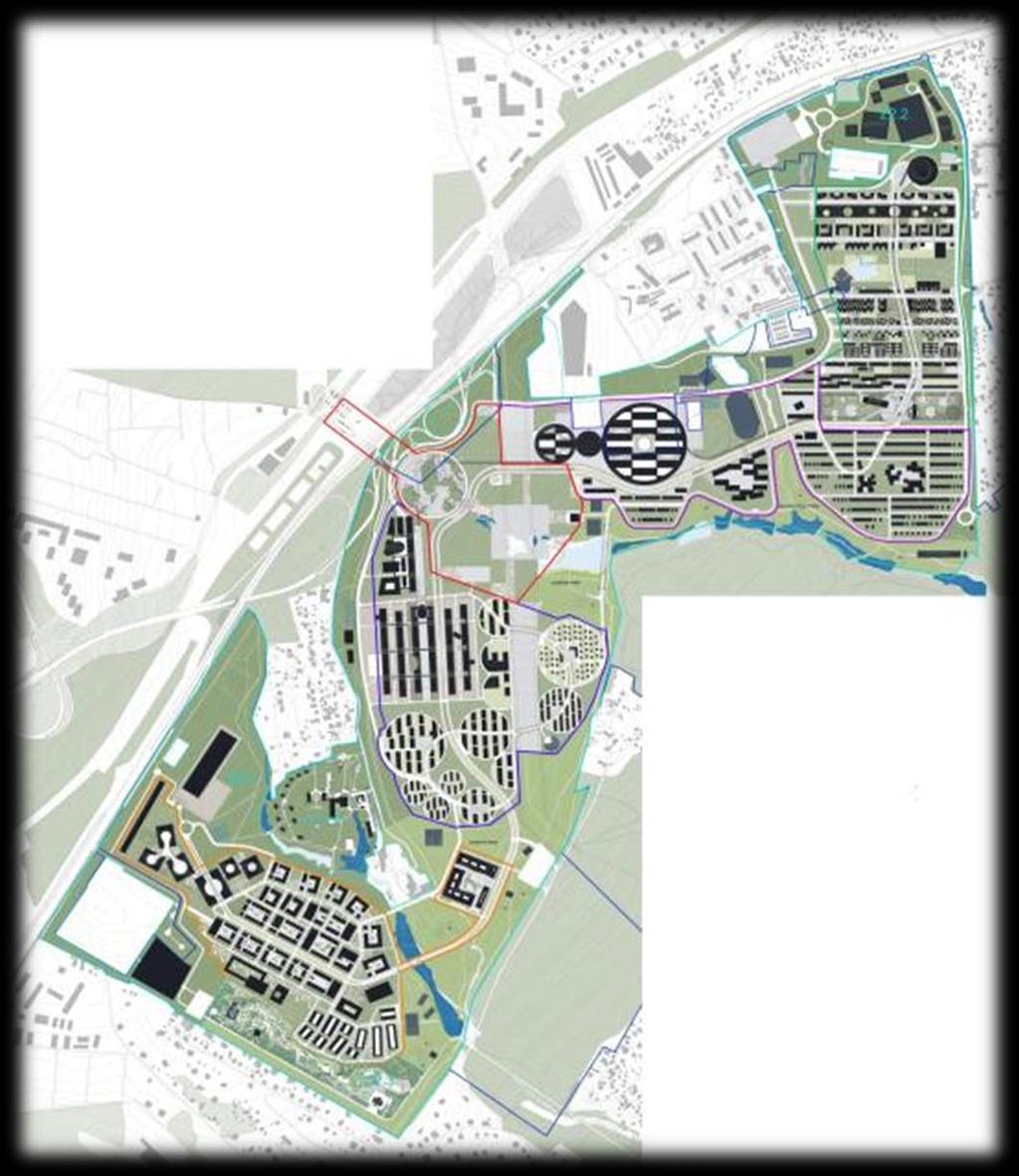 SKOLKOVO INNOVATION CENTER INNOVATION- PURPOSED ENVIRONMENT JUST OUTSIDE OF MOSCOW 3 450 ha total area 2,5 m2 buildings 30 000 engineers D4 Z1 D3