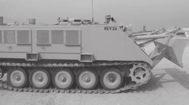 The M113A2 APC REV is designed to increase Soldier survivability during peacekeeping, low-intensity conflict and crowd control situations.