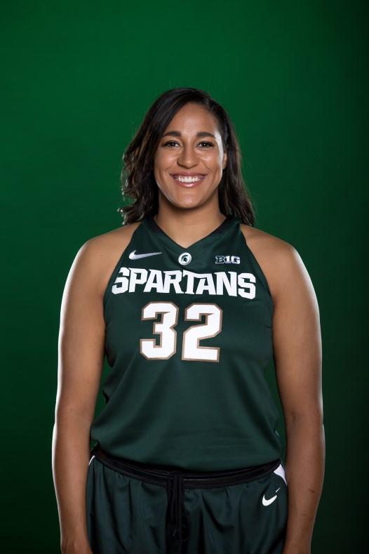Page 3 OCTOBER 2016 Spartan Tribune Taya Reimer #32 6-4 Graduate Senior Forward from Fishers, IN Favorites: Athlete: Russell Westbrook Movie: Glory Road Holiday: Christmas TV show: Power Team to