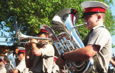 FIVE OF THE BEST Once you re trained as a Musician or Bugler, you ll join one of the five bands of Her Majesty s Royal Marines.