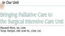 facilitate decision-making during end-of-life care Gives proven techniques for lowering personal stress levels 11 PALLIATIVE AND END-OF-LIFE CARE: 12 STAFFING