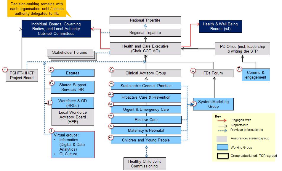 Appendix 2 - STP governance structure Governance structure delivery phase (1st