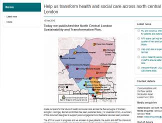 UCLH is part of the North Central London (NCL) footprint.