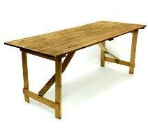 Trestle Table K1010 Size: W: 2.5ft/79 cm. L: 6 ft/182 cm.