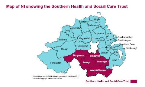 Section 2: About the Southern Health & Social Care Trust The Southern Health and Social Care Trust (the Trust) was established on the 1 st April 2007 and is one of six organisations that provide a