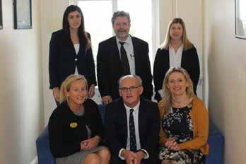 Below Right The Medicine Directorate Team: Dr Catherine Peters, Assistant Clinical Director; Dr Diarmuid Hilton, Associate Clinical Director; Nora Barry, Business Manager; Mairead Cowan, Directorate