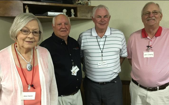 Chapter Happenings Statesboro Altamaha State President, Bob Davidson and his wife, Evelyn, visited with the Statesboro Chapter this month.