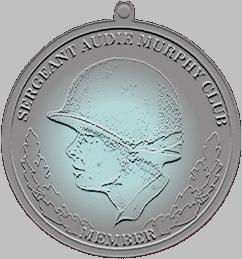 The Medallion When a soldier is inducted into the Sergeant Audie Murphy Club, he/she is given the