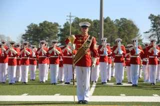 Silent Drill Platoon, Drum and Bugle Corps and Marine Corps Color