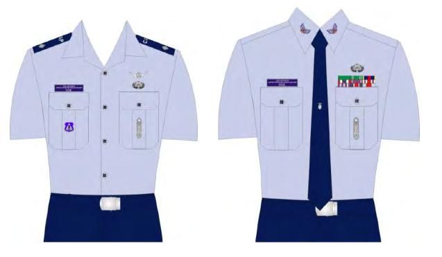 (Officer Uniform with Tie Tab) 9 Male Cadet