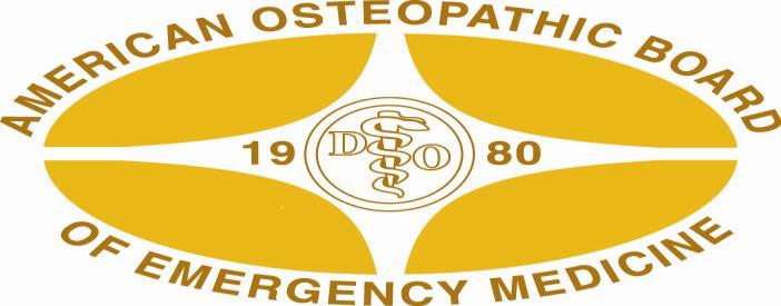 Statement to Hospitals for release of Part III materials In order to achieve board certification from the American Osteopathic Board of Emergency Medicine (AOBEM), a candidate must take and pass