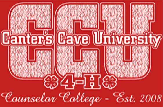OHIO STATE UNIVERSITY EXTENSION 2018 Counselor College Canter s Cave 4-H Camp, Jackson, Ohio March 24 th @ 1:00 p.m. - March 25 th @ 10:30 a.m. Counselor College is open to any teen, 14-18 years of age, who would like to be a camp counselor.