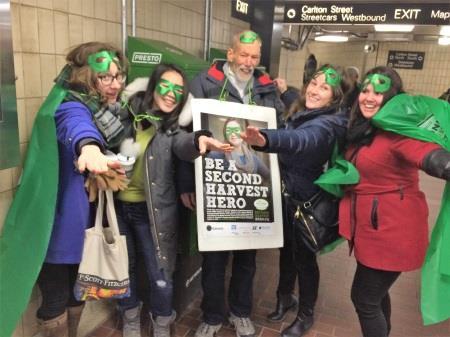 Three hours at a downtown subway station raises an average of $1,200 towards your Hero campaign.