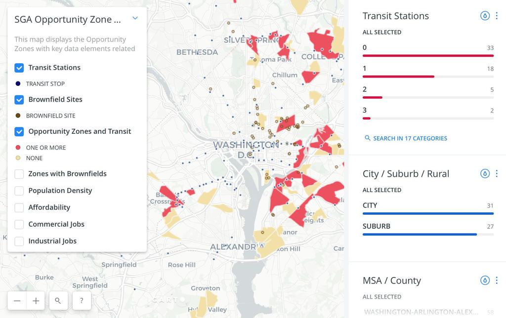 LOCUS Opportunity Zone Navigator: An interactive