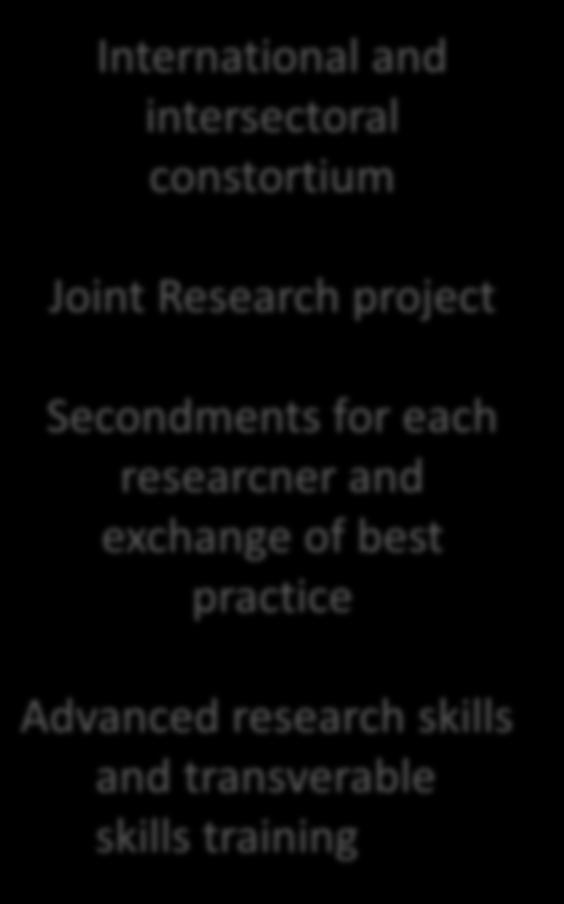INNOVATIVE TRAINING NETWORKS (ITN) INDIVIDUAL FELLOWSHIP (IF) RESEARCH AND INNOVATION STAFF EXCHANGE