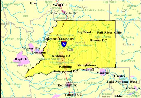 Section I: Documenting the Health Status of Shasta County Shasta County is located in far northern California. It is approximately 230 miles north of San Francisco and 160 miles north of Sacramento.