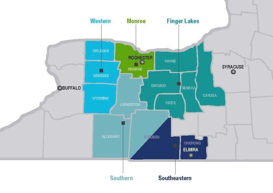 Finger Lakes PPS 13 Counties - Allegany, Cayuga, Chemung, Genesee, Livingston, Monroe, Ontario, Orleans, Seneca, Steuben, Wayne, Wyoming and Yates 1.