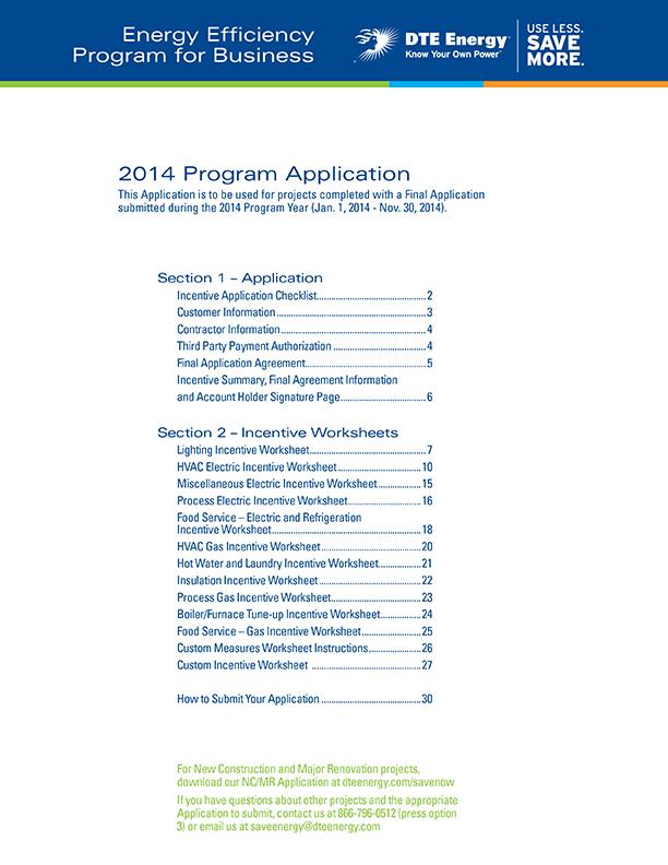 2014 Program Catalog & Application About our Application Use it as a: Reservation Application and a Final Application NOTE: Funds must be reserved