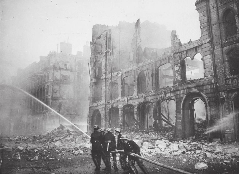 At first the German bombers of the Luftwaffe concentrated on shipping, airfields, and other military targets, but by September an accidental hit on central London had provoked a speedy retaliatory