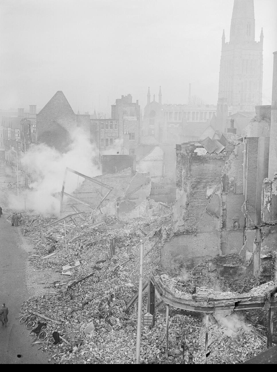 A week later, Arthur Bomber Harris took over leadership of Bomber Command and planned a series of nighttime area bombings of German cities Lübeck in March, Rostock in April, and, in May, an