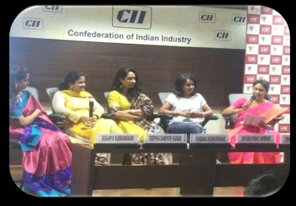 Coffee with entrepreneurs, organised by CII, Coimbatore on 7-3-2017 and