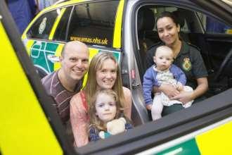 Derby resident thanks ambulance crew for restarting his heart five times A Derbyshire resident met the ambulance crew that saved his life after restarting his heart 5 times during a sudden heart