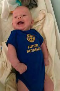 Baby on the bottom left is Jesse Rhodes, great grandson of Joseph Orr, Jr. They couldn t be more excited about being future Rotarians!