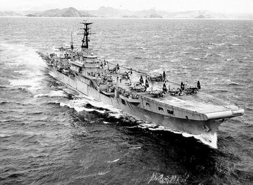 HMS Triumph South China Sea, 1950 NAVAL UNITS HMS Amethyst HMS Charity During 1952 Carried out bombardments of positions in Western Malaya at the request of the British Army.