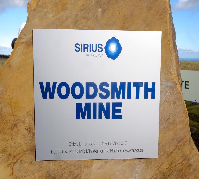 How we are funded Funded by Sirius Minerals Plc which is developing the Woodsmith Mine and associated infrastructure along the route of mineral transport system and at Teesside The company