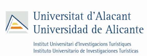 TOURISM AND HOSPITALITY RESEARCH 18th April, Alicante Dr Isabel