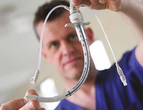 Unlike standard ventilation tubes, PneuX has a cuff which achieves an effective seal inside the patient s trachea, which prevents leakage or aspiration of bacteriacontaminated secretions into the