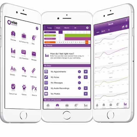 OWise allows people to record in real time their experiences, including side effects and overall quality of life, and collates - for research purposes - fully anonymised patient reported outcome
