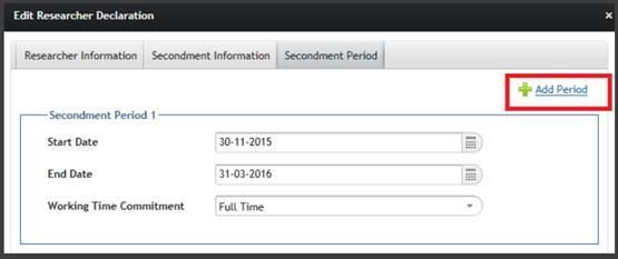 RISE - How to report a split stay? Create and submit only one RD per secondment.