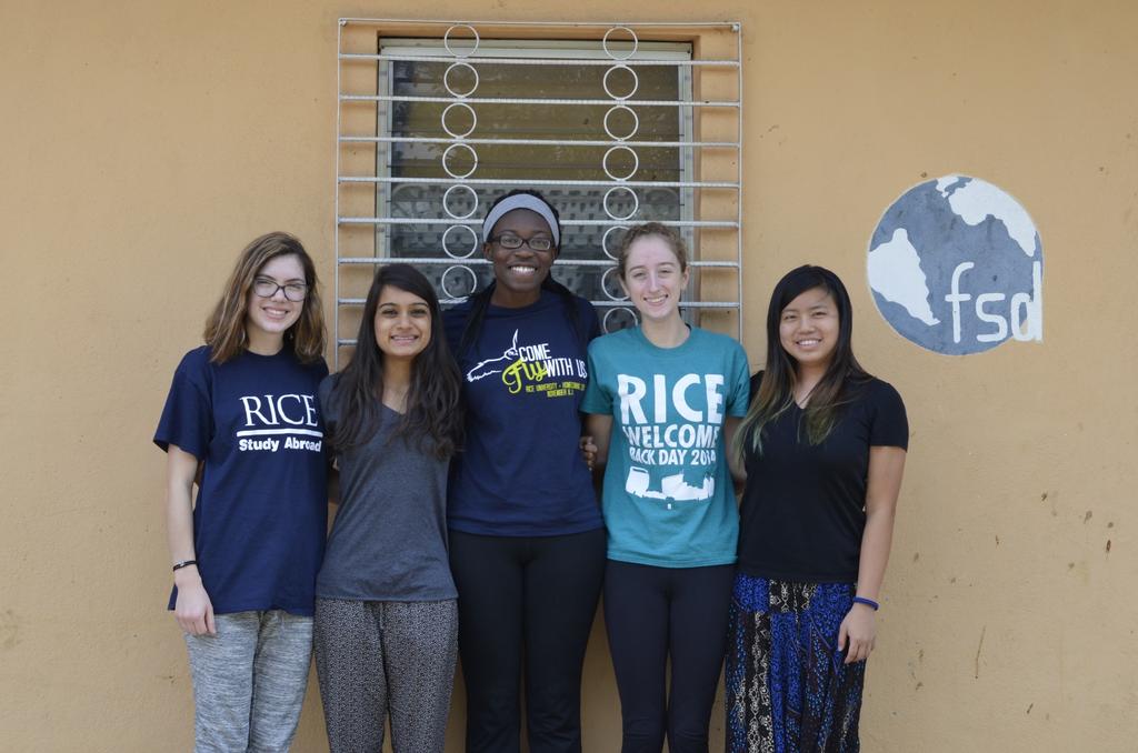 Page 2 A window into sustainable service By Morgan Glose, Nimi Oyeleye, Qiu Wong, Shruthi Velidi, and Molly Reilly DURING SUMMER 2016, our engineering design team, composed of five female Rice