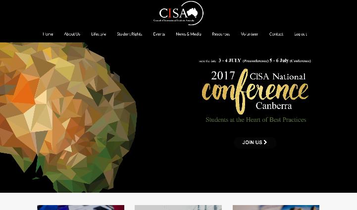 Marketing & Communication Strategy Website The annual conference page will be on our CISA website - http//www.cisa.edu.au.