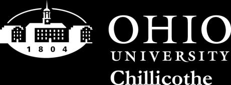 101 University Drive T: 740.774.7200 Chillicothe, Ohio 45601 F: 740.774.7792 www.ohio.