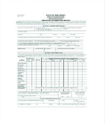 A Completed Employee Information Report (FORM AA-302) After notification of award, but prior to execution of a Goods,