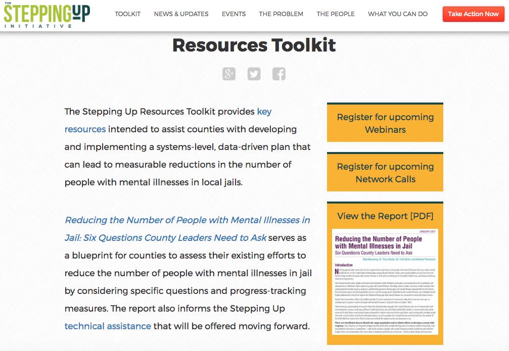 Resources Toolkit & Webinars One-stop-shop for key resources,