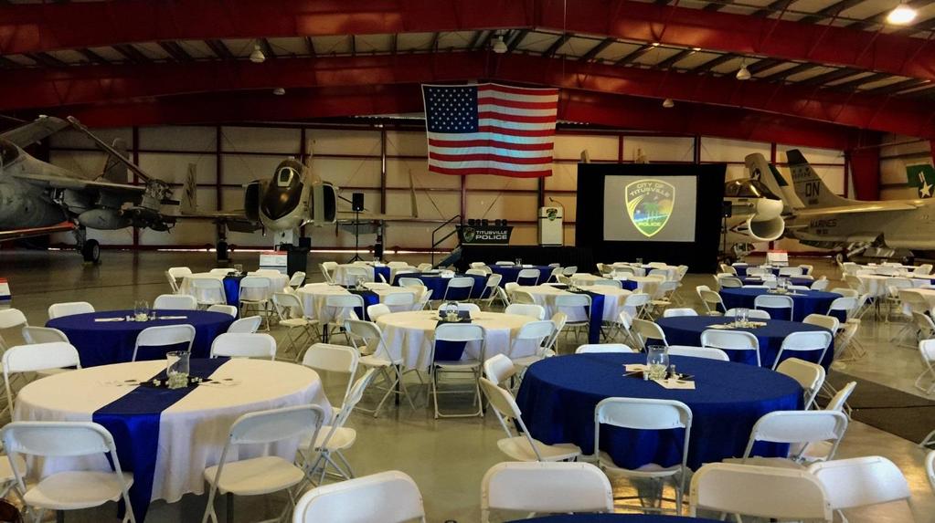 The Titusville Police Department held their annual 2017 Awards Ceremony on Friday evening, March 2 nd 2018, at the Valiant Air Command Warbird Museum.